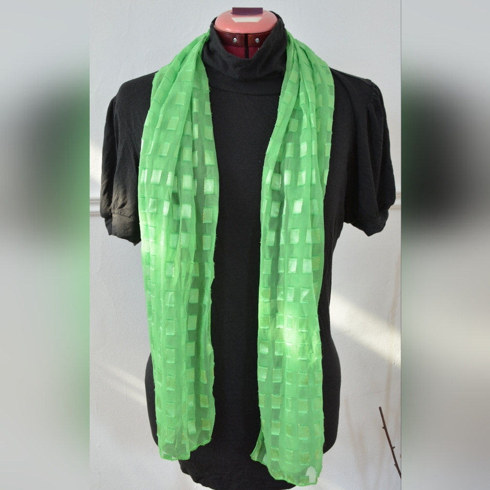 PROMO B2G1F - Green Checkered Scarf
